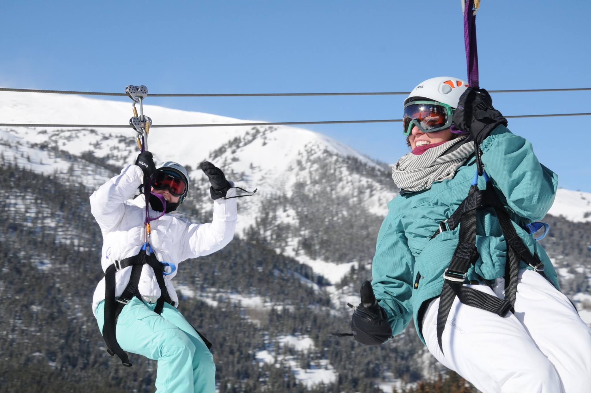 2 HOUR WINTER ZIP LINE Tour Top of the Rockies Zip Line